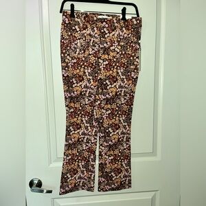 Haver & Blair London high-waisted floral trousers